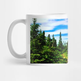 Trail hike through the pines Mug